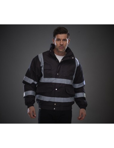 Y-HVP211-Blouson d'aviateur classique de haute visibilité (HVP211)